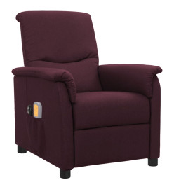 Fauteuil électrique de massage Violet Tissu