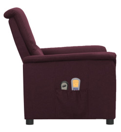 Fauteuil électrique de massage Violet Tissu