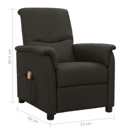 Fauteuil de massage Taupe Tissu