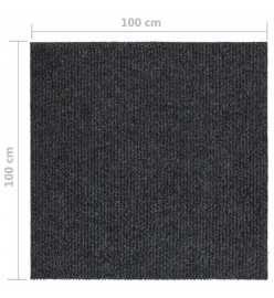 Tapis 100x100 cm Anthracite