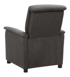 Fauteuil électrique de massage Gris foncé Tissu