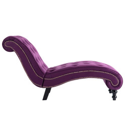 Chaise longue Velours Violet