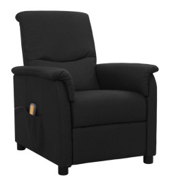 Fauteuil de massage Noir Tissu