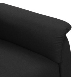 Fauteuil de massage Noir Tissu