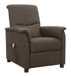 Fauteuil de massage Marron Tissu