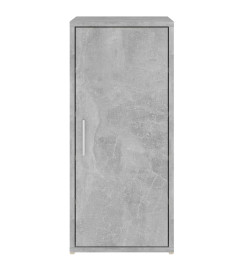 Armoire à chaussures Gris béton 32x35x70 cm Aggloméré