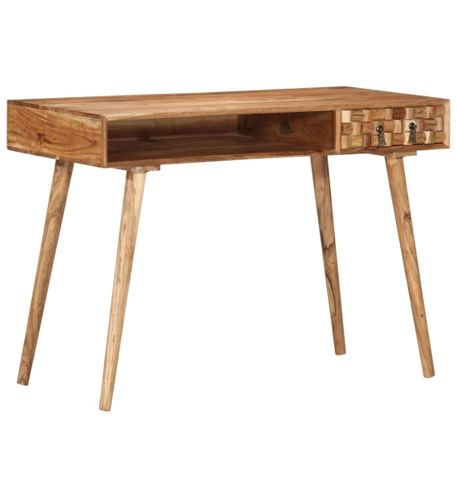 Bureau 115x50x76 cm Bois d'acacia massif