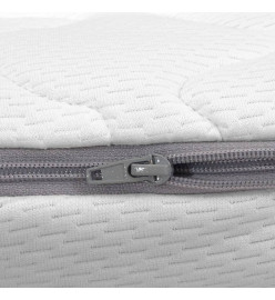 Sur-matelas 90 x 200 cm Mousse à mémoire de forme Visco 6 cm