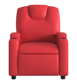 Fauteuil inclinable Rouge Similicuir