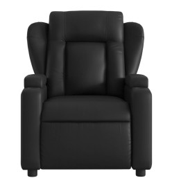 Fauteuil inclinable Noir Similicuir