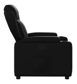 Fauteuil inclinable Noir Similicuir