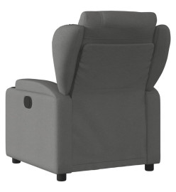 Fauteuil inclinable Gris foncé Tissu