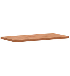 Comptoir de salle de bain 80x40x2,5 cm bois massif de hêtre