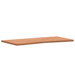 Dessus de bureau 110x(50-55)x2,5 cm bois massif de hêtre