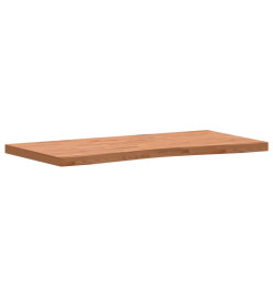 Dessus de bureau 110x(50-55)x4 cm bois massif de hêtre