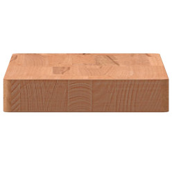 Étagère murale 40x20x4 cm bois massif de hêtre