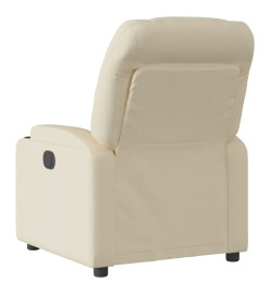 Fauteuil inclinable Crème Tissu