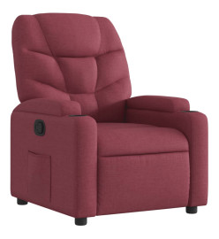 Fauteuil inclinable Rouge bordeaux Tissu