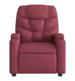 Fauteuil inclinable Rouge bordeaux Tissu