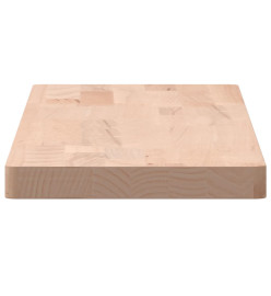 Étagère murale 80x20x2,5 cm bois massif de hêtre