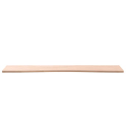 Dessus de bureau 100x(55-60)x1,5 cm bois massif de hêtre