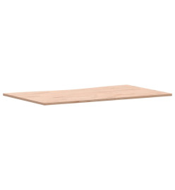 Dessus de bureau 100x(55-60)x1,5 cm bois massif de hêtre