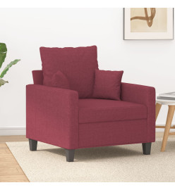 Fauteuil Rouge bordeaux 60 cm Tissu