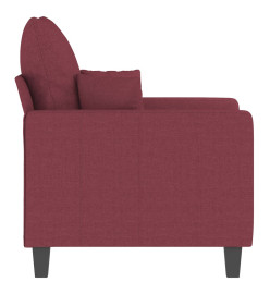 Fauteuil Rouge bordeaux 60 cm Tissu