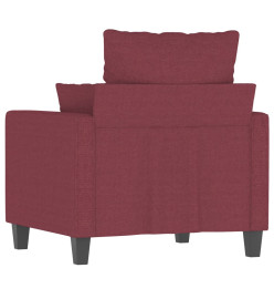 Fauteuil Rouge bordeaux 60 cm Tissu