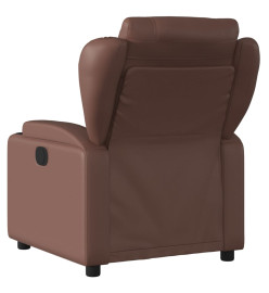 Fauteuil inclinable Marron Similicuir