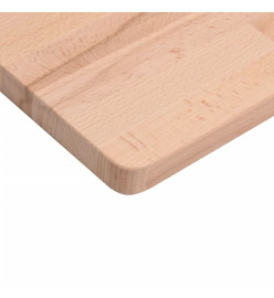 Étagère murale 60x20x1,5 cm bois massif de hêtre