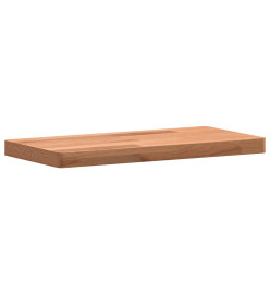 Étagère murale 40x20x2,5 cm bois massif de hêtre