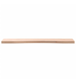 Dessus de bureau 80x(36-40)x2,5 cm bois massif de hêtre