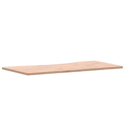 Dessus de bureau 80x(36-40)x1,5 cm bois massif de hêtre