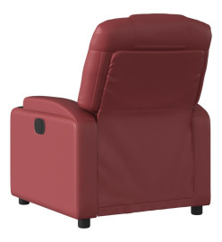 Fauteuil inclinable Rouge bordeaux Similicuir