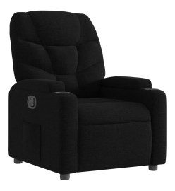 Fauteuil inclinable Noir Tissu