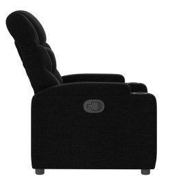 Fauteuil inclinable Noir Tissu