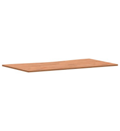 Dessus de bureau 110x(55-60)x1,5 cm bois massif de hêtre