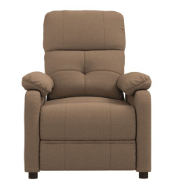 Fauteuil inclinable Marron Tissu