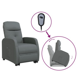 Fauteuil Gris foncé Tissu