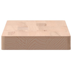 Étagère murale 60x20x4 cm bois massif de hêtre