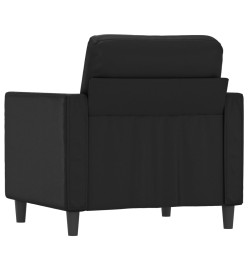 Fauteuil Noir 60 cm Similicuir