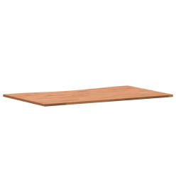 Dessus de bureau 100x(55-60)x1,5 cm bois massif de hêtre