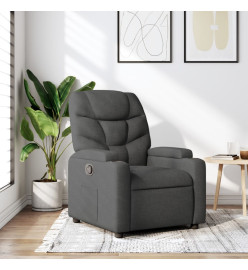 Fauteuil inclinable Gris foncé Tissu