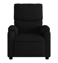 Fauteuil inclinable Noir Tissu