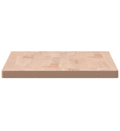 Comptoir de salle de bain 80x40x2,5 cm bois massif de hêtre