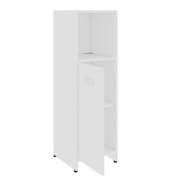 Ensemble de meubles de salle de bain 3 pcs Blanc Aggloméré