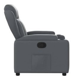 Fauteuil inclinable Gris Similicuir