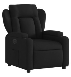 Fauteuil inclinable Noir Tissu