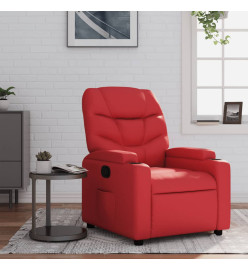 Fauteuil inclinable Rouge Similicuir